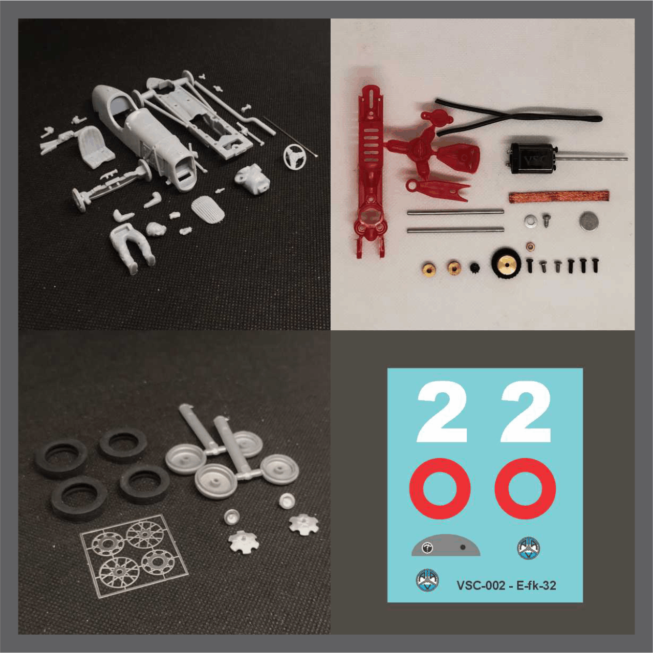 VSC-002 - E-fk32 - “La Negrita” - Juan M. Fangio 1947 (versión original: motor Chevrolet ) - Imagen 8