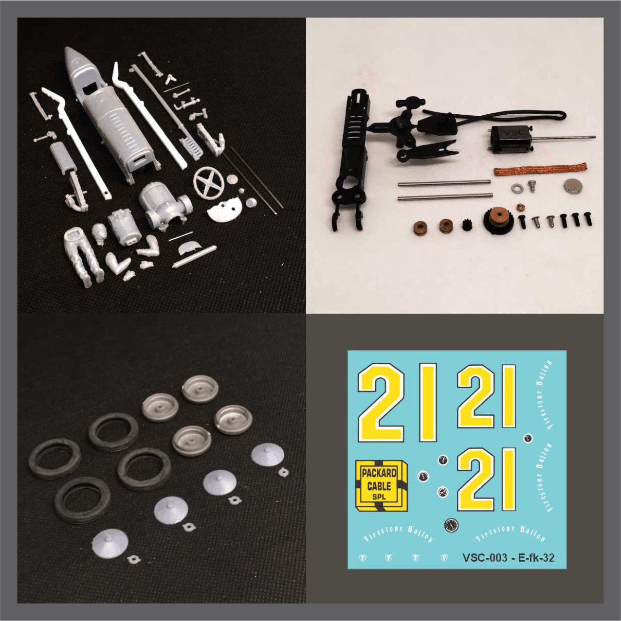 VSC-003 - E-fk32 - Miller "Packard Cable" Spl - 1929 Monthlery Francia- Leon Duray - record de velocidad - Imagen 8