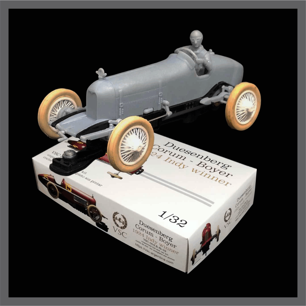 VSC-004 - E-fk32 - Duesenberg ganador Indy 1924 - Joe Boyer y LL Corum -