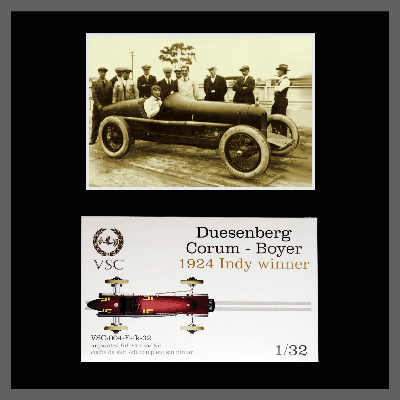 VSC-004 - E-fk32 - Duesenberg ganador Indy 1924 - Joe Boyer y LL Corum - - Imagen 2