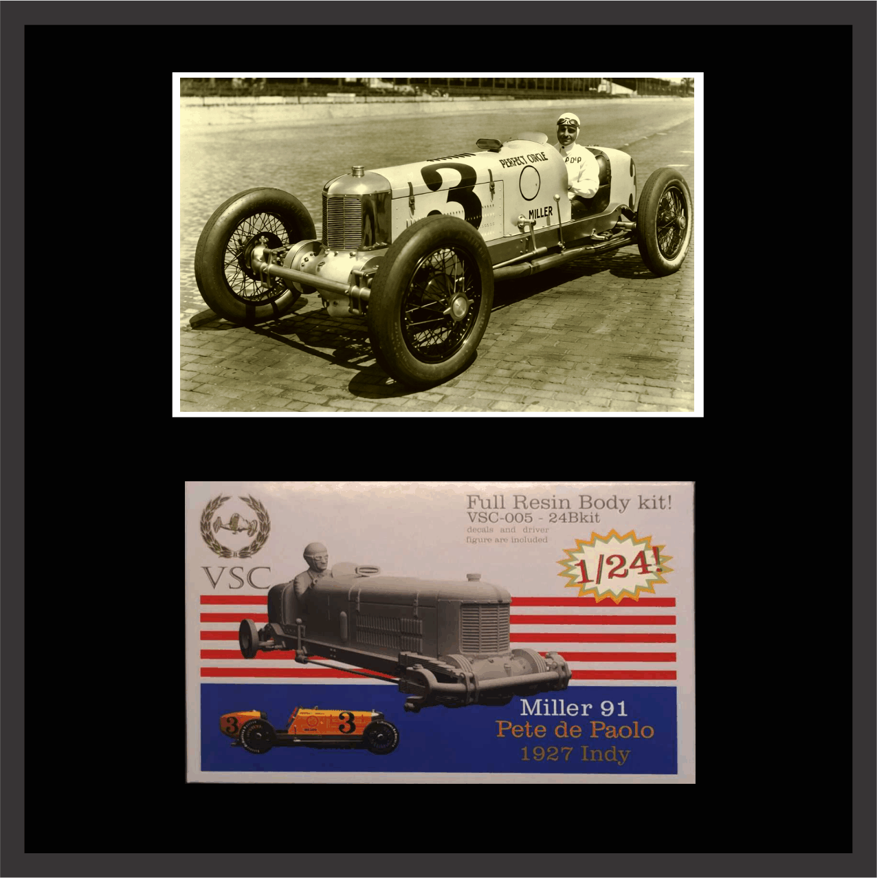VSC-005 24Bkit - Miller “Perfect Circle “ - Indianápolis 1927 - Peter de Paolo - Imagen 2