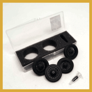 VSC- SB1350 set 4 cubiertas PIRELLI SUPERFLEX Cord - negras + llanta de alambre