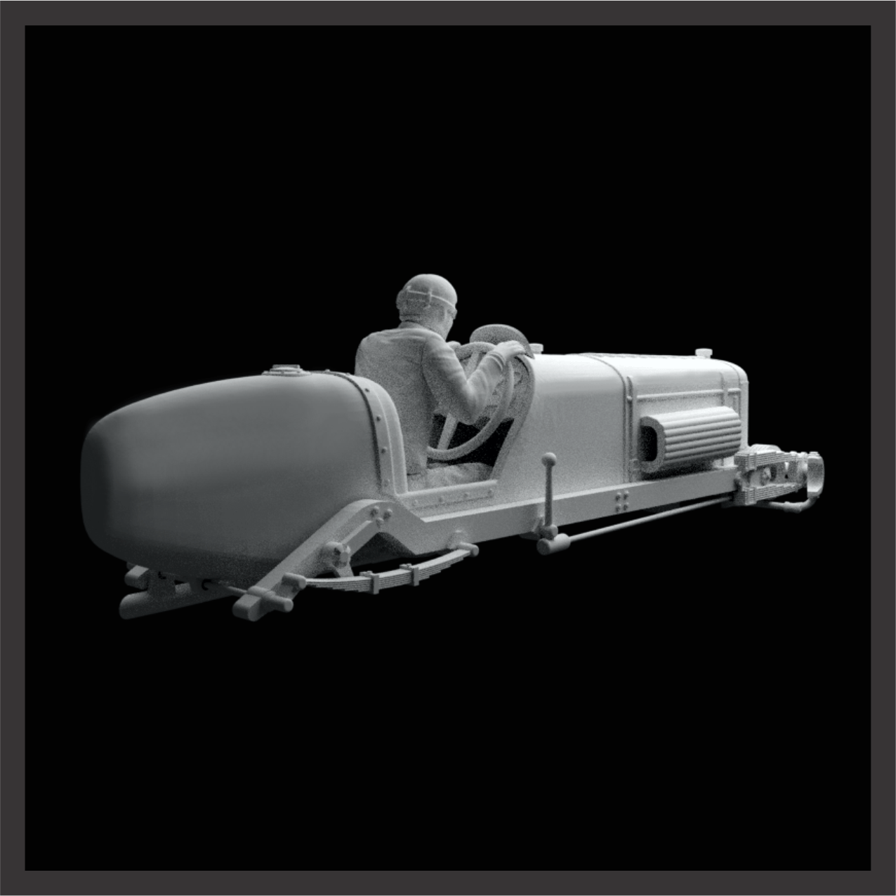 VSC-003 24Bkit - Miller "Packard Cable" Spl - 1929 Monthlery Francia- Leon Duray record de velocidad - Imagen 4