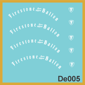 VSC-De005 Firestone Ballon - Gum Dipped - 1/32 - blanca